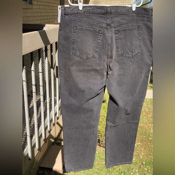 Abercrombie & Fitch Ultra High Rise The 90s Straight Jeans Size 35 Plus Size 20 - Picture 11 of 17